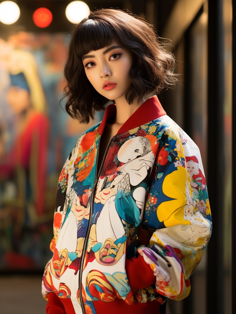 midjourney 日系花衣服美少女(关键词,魔法)